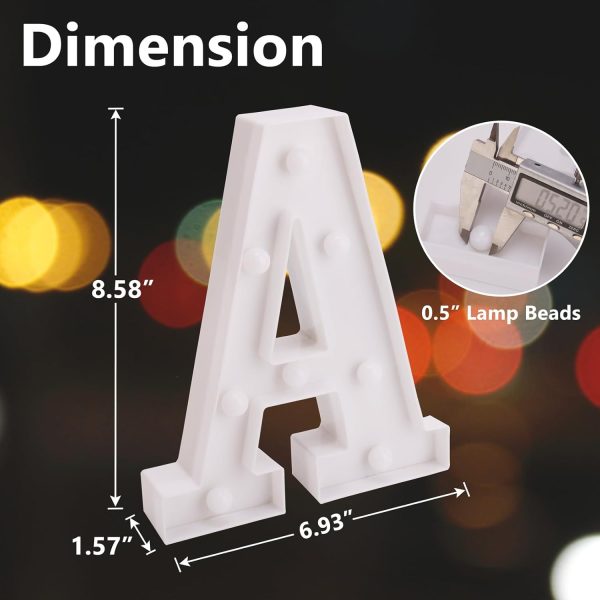 Battery Powered Letter Light