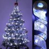 Cool White Holiday Ribbon Lights