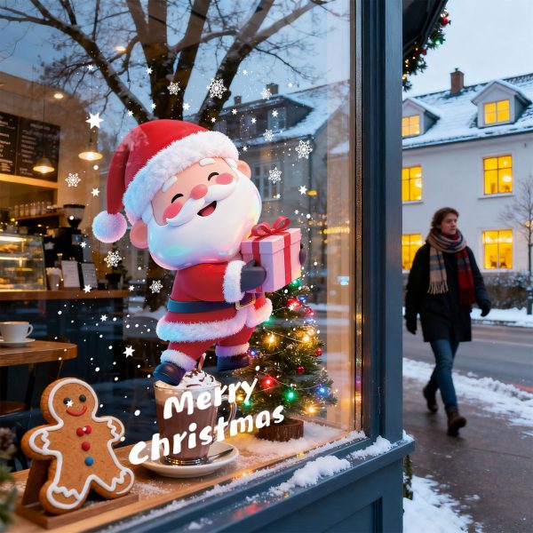 Crafted Christmas Window Stickers