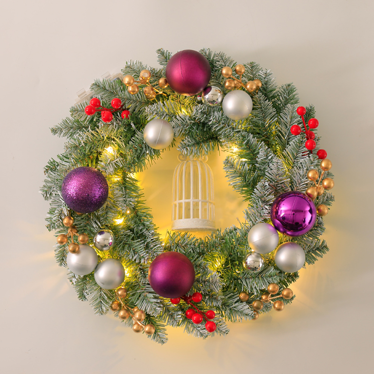 Christmas Floral Wreath