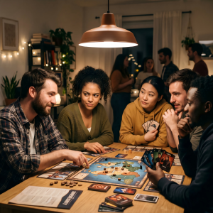social strategy party games for adults