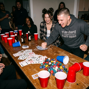 Flip Cup Relay Party Game