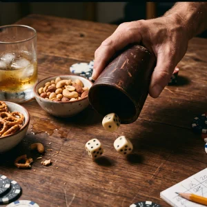 Classic Dice Games With Leather Cups For Adult Parties