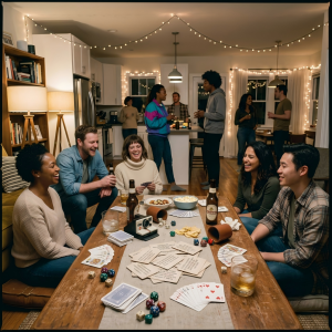 Conversation Games At A Themed Home Party