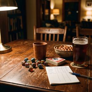 Dice Games For Adults Setup With Dice Cup And Accessories
