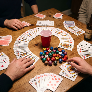 Drinking Party Games Setup Before Guests Arrive