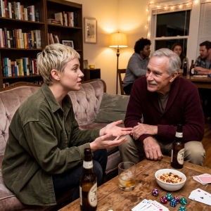 Friends Reading Conversation Prompts Together At Home