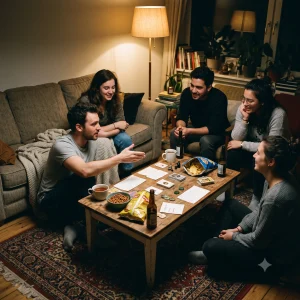Indoor Home Party And Weekend Social Meetup With Interactive Games