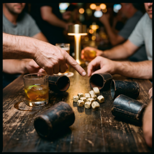 Liars Dice Bluffing Game With Dice Cups