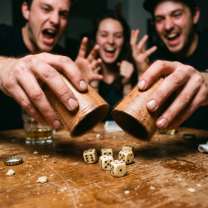 Liar's Dice Reveal During Party Game