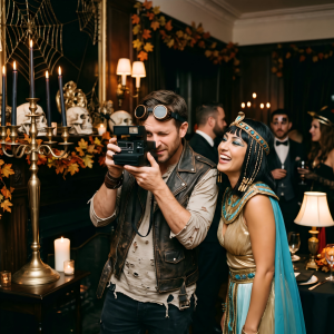 Adult Halloween Costume Party Theme With Creative Costumes