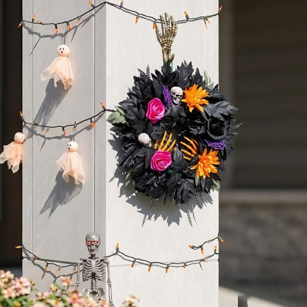 Halloween Front Door Deco