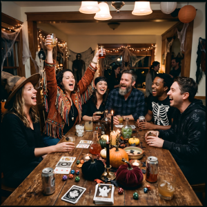 Group Halloween Drinking Games