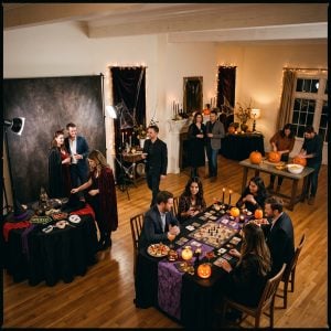 Halloween Party Activity Zones