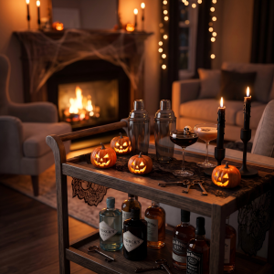 Halloween Party Atmosphere Setup