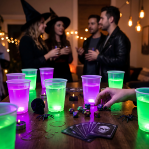 Led Cups Halloween Drinking Party