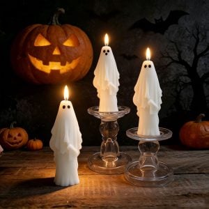 Halloween Ghost Candle Set
