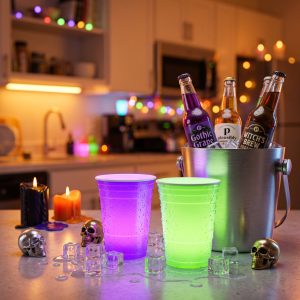 Halloween Drink Station With Led Cups
