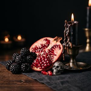 Halloween Table Decorations And Food