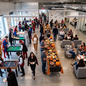Large Workplace Halloween Party