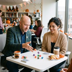 Office Halloween Dice Game