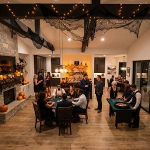 Halloween Casino Party Layout