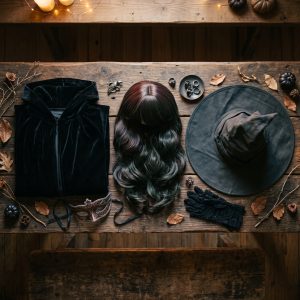 Halloween Costume Capes Wigs Accessories