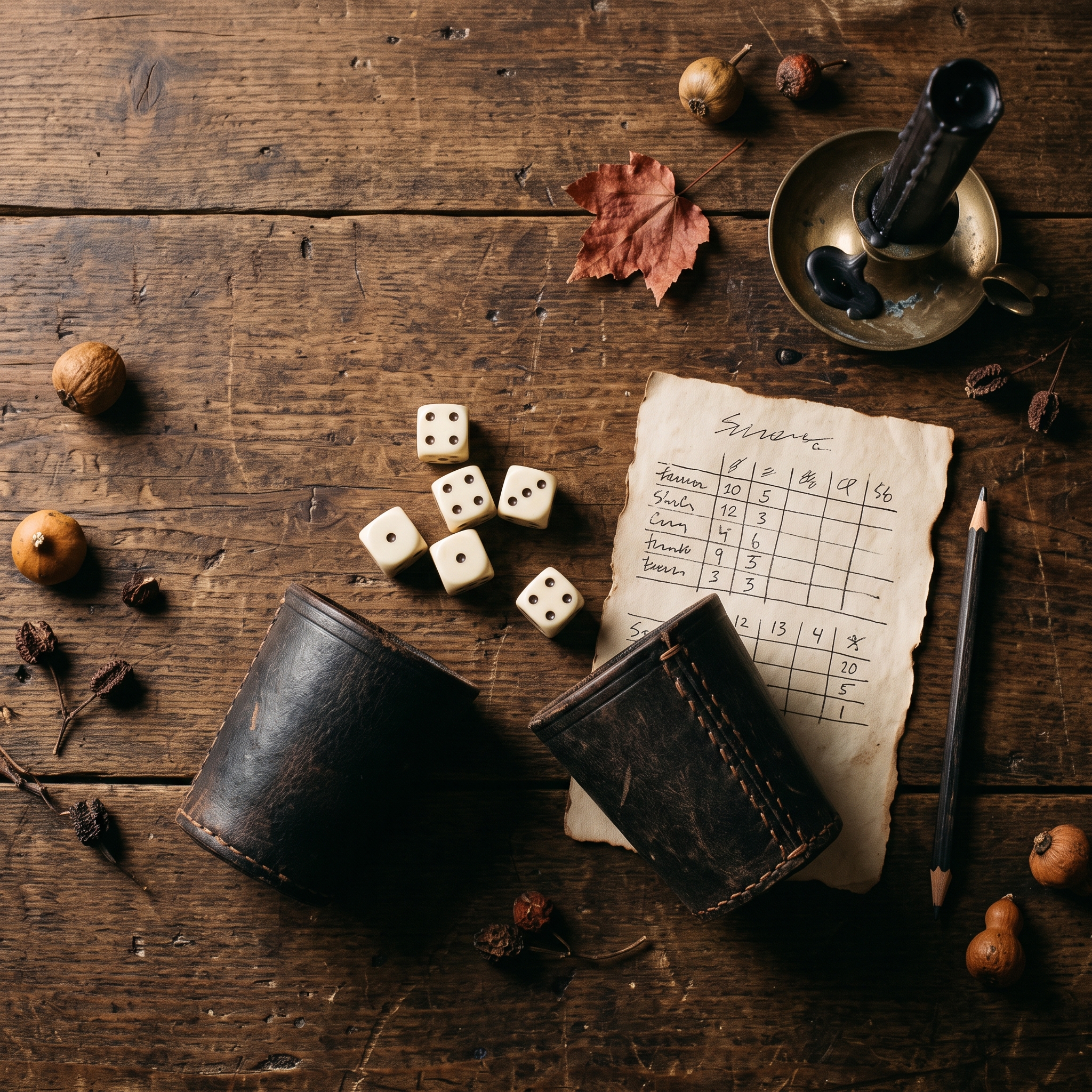 Halloween Dice Game Rules