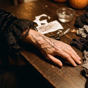 Halloween Vein Tattoo Costume