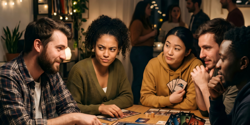 social strategy party games for adults